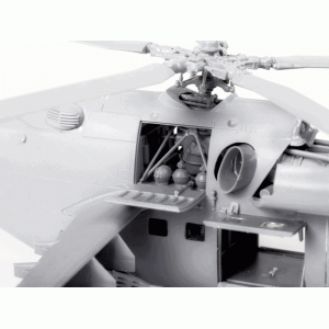 1:72 Сборная модель ZVEZDA Советский ударный вертолет Ми-24А, подарочный набор